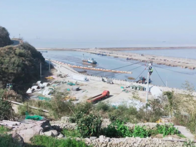 浙江金七門核電廠混凝土攪拌站及砂石廠臨時(shí)供電工程一階段順利送電！